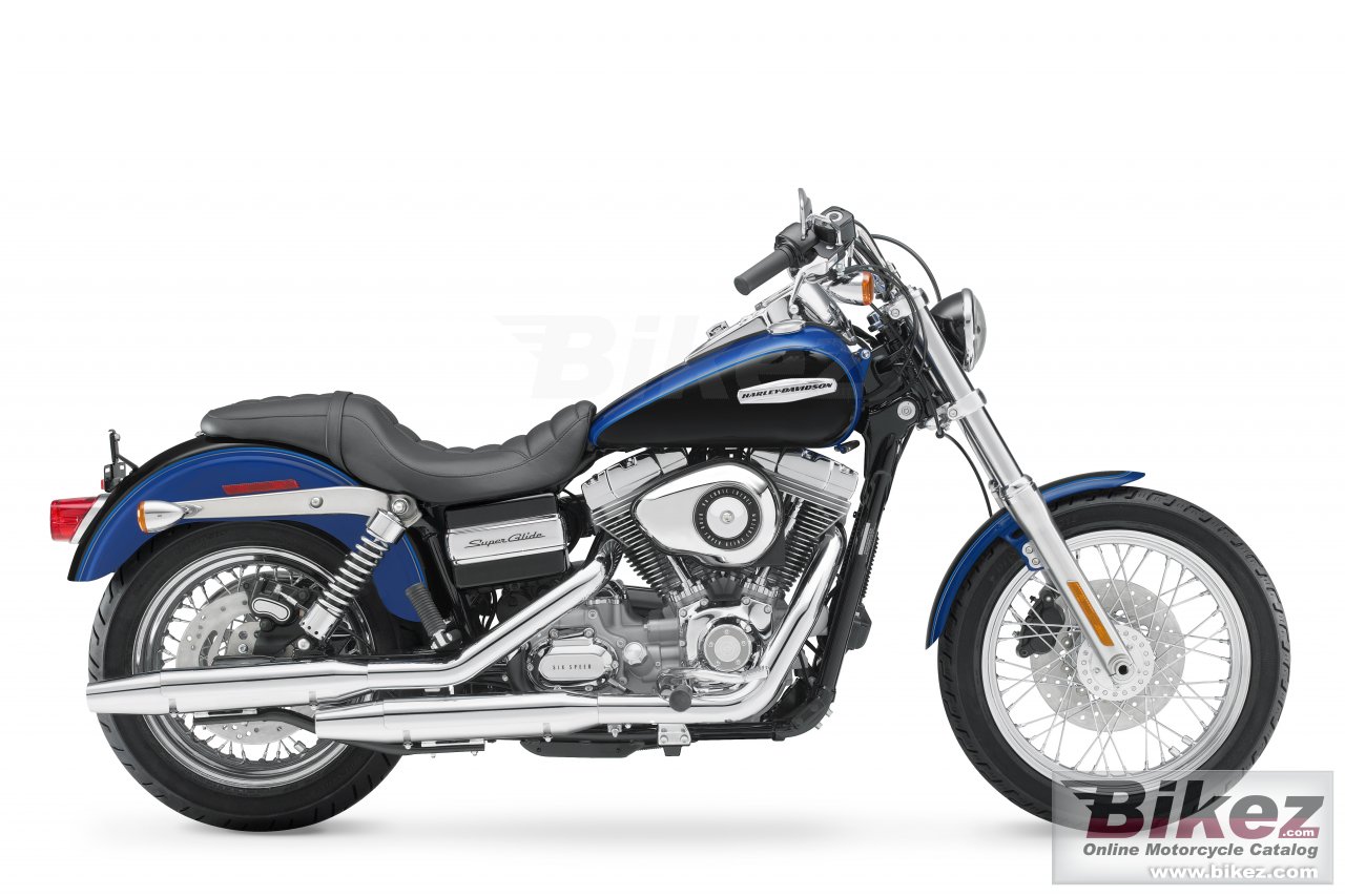 Big Harley-Davidson fxdc dyna super glide custom picture and wallpaper from Bikez.com